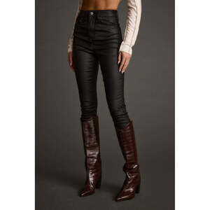 12th Tribe Nixon Black Coated Pants Size 2626